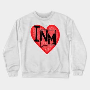 I Love New Mexico I Heart New Mexico Crewneck Sweatshirt